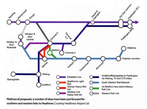 Heathrow Airport Train Map