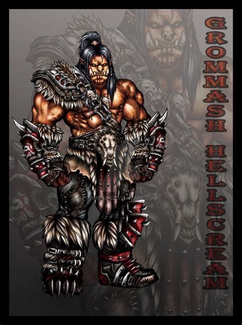 Grommash Hellscream by Anioue on DeviantArt | Grommash hellscream ...