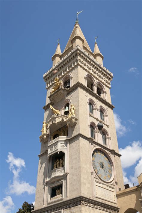 Messina Bell Tower and Astronomical Clock, Messina, Italy | Clock tower, Tower, Ferry building ...