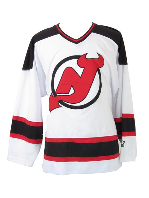 New Jersey Devils White Starter Hockey Jersey - 5 Star Vintage