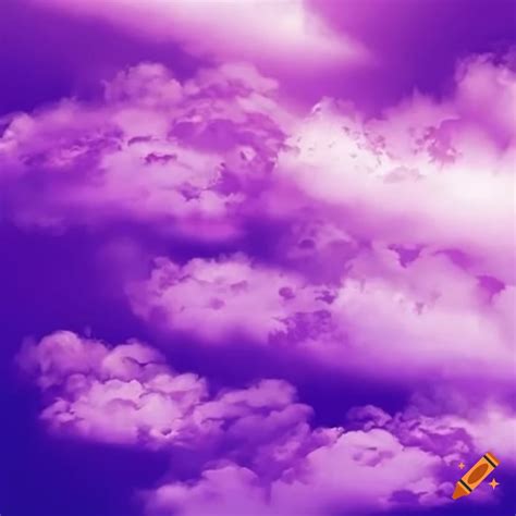 Purple clouds background in renaissance style