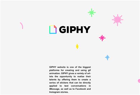 GIF animated stickers for GIPHY | Behance