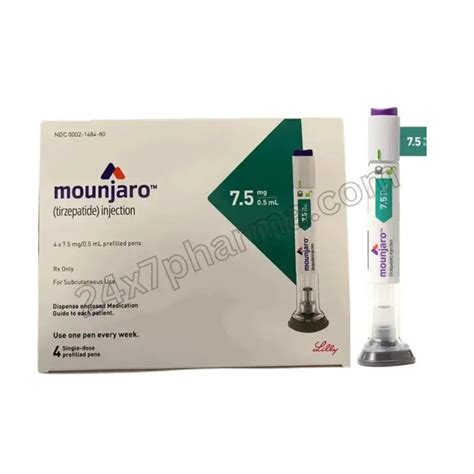 Mounjaro 7.5 mg Tirzepatide Injection: Uses & Side Effects