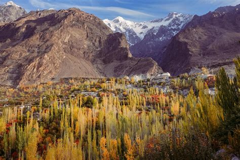 Autumn scene in Hunza Valley 1233439 Stock Photo at Vecteezy