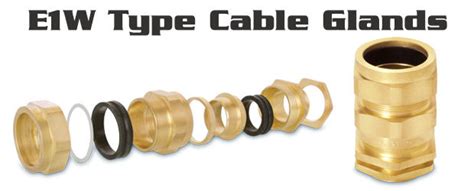 E1W Type Cable Glands | Flame Proof Cable Glands | E1 Type Cable Glands