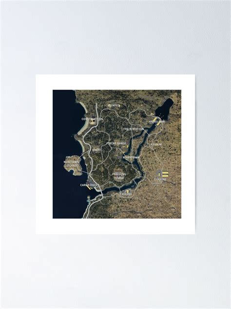 "Blackout Map" Poster for Sale by appelschaal1 | Redbubble