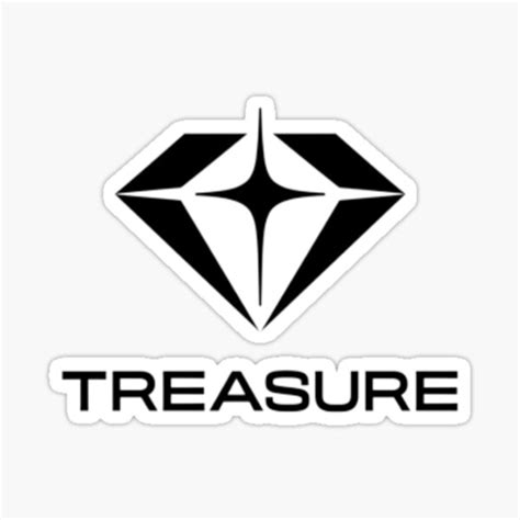 "TREASURE Logo" Sticker for Sale by bubbIegum | Redbubble