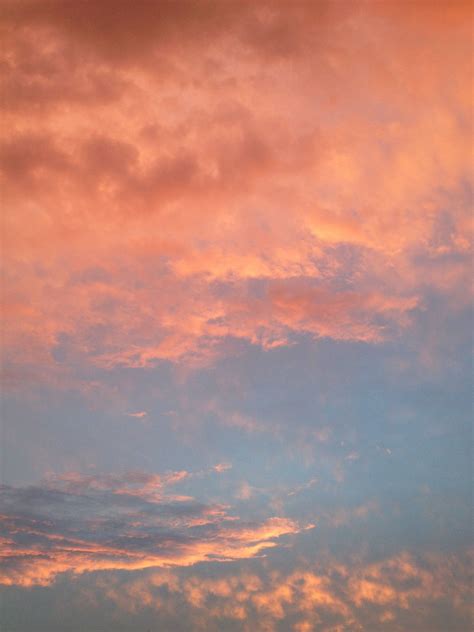 lovely pink clouds at sunset | Color My World in 2019 | Pastel sky, Sky, clouds, Orange sky