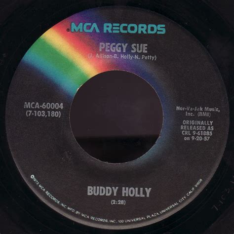 Buddy Holly – Peggy Sue / Everyday (1973, Vinyl) - Discogs