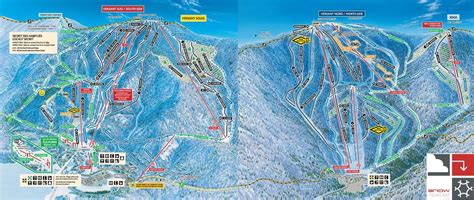 Mont Tremblant Piste Map / Trail Map (high res.) | Ski destination ...