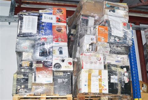 Pallets of consumer electronics and household appliances | Bulk Electronics