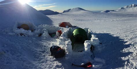 First snow camping experience on the summit plateau of Mt Ruapehu, a ...