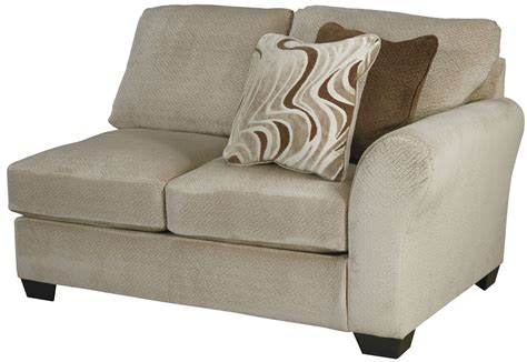 Hazes Fleece RAF Cuddler Sofa Sectional from Ashley | Coleman Furniture