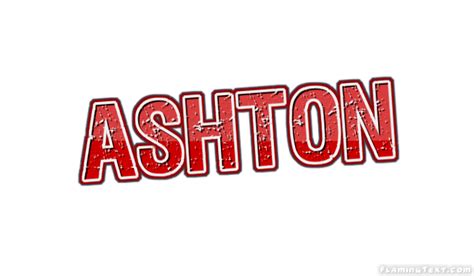 Ashton Logo | Free Name Design Tool from Flaming Text