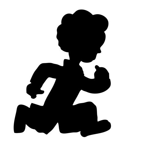 Running Boy Cartoon Clipart Free Stock Photo - Public Domain Pictures