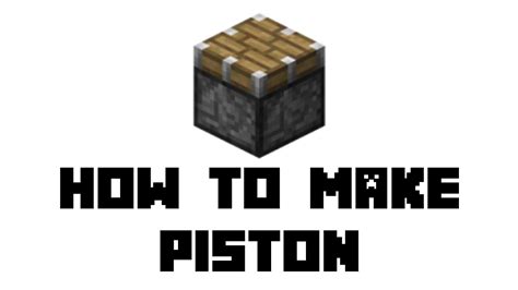 Piston Minecraft Recipe