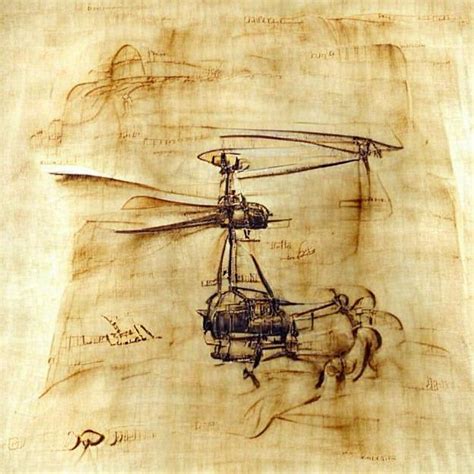 Leonardo Da Vinci Helicopter