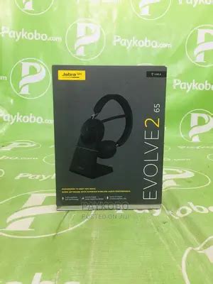 Jabra Evolve2 65 MS Stereo Wireless Headset W/Charging Stand in Ikeja - Headphones, Pay Kobo ...