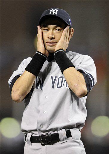 New York Yankees left fielder Ichiro Suzuki (The only good thing about the Yankees... they've ...