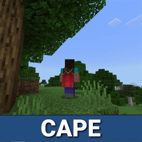 Download Cape Minecraft PE Mod: New colored advanced capes