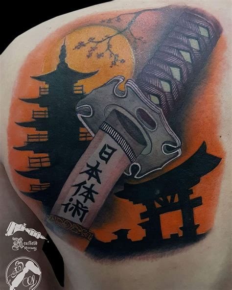 Japanese Samurai Sword tattoo. | Sword tattoo, Salvation tattoo ...