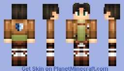 Attack on Titan Skins! Minecraft Skin