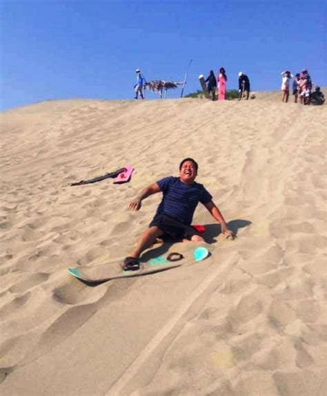 Paoay Sand Dunes - Falling Face First While Sandboarding! - Jon to the World Blog