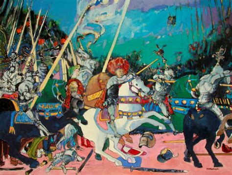 Battle Of San Romano, Painting by Piotr Rembielinski | Artmajeur