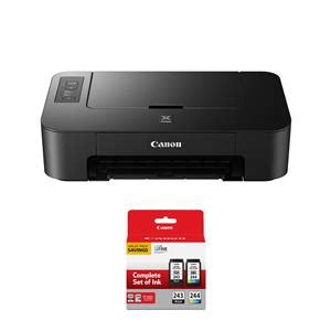 Canon PIXMA TS202 Inkjet Printer with PG-243 Black, CL-244 Color Ink Cartridges 2319C002 K