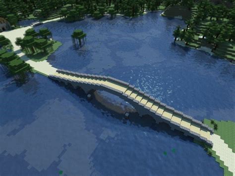 the-yumness: “Like a bridge over troubled waters…a stone walking bridge exte... | Minecraft ...