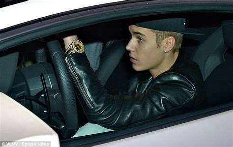 Silky News Blog: Justin Bieber drives Lamborghini but wears ripped jeans