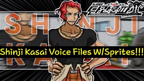 SDRA2 Shinji Kasai Voice Files W/Sprites!!! - YouTube