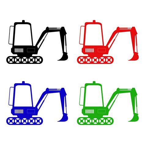 Excavator On White Background 2085055 Vector Art at Vecteezy