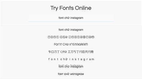 5 websites to create beautiful and cool Instagram fonts