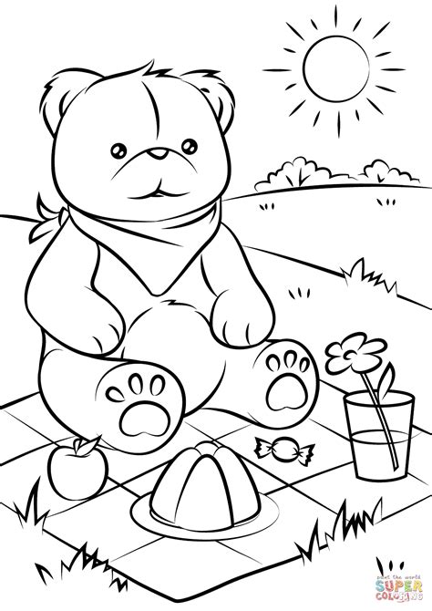 Teddy Bears Coloring Pages - Learny Kids