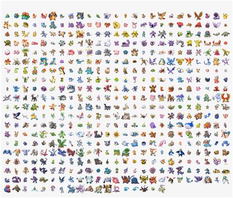 File Size - List Of All Pokemon Go Pokemon PNG Image | Transparent PNG Free Download on SeekPNG