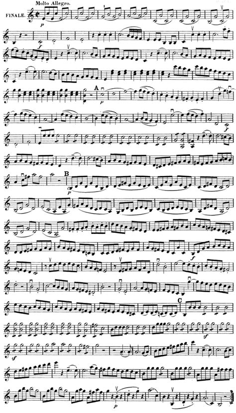 Violin: Mozart: Symphony 41 mvt IV (Beginning-m. 157) 2nd Vln – Orchestra Excerpts