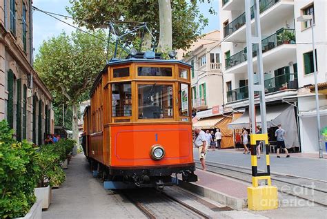 Port de Soller tram station on Majorca Photograph by David Fowler - Fine Art America