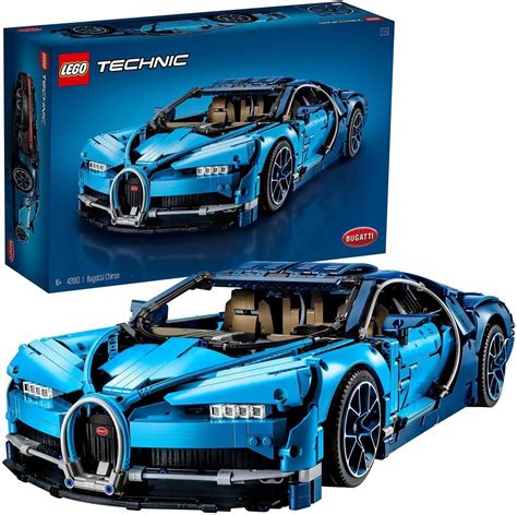 LEGO Technic Bugatti Chiron 42083 Race Car Building Kit and Engineering Toy, Adult Collectible ...