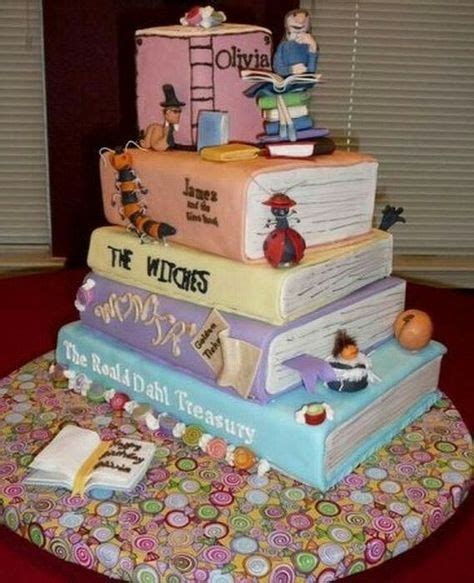 Roald Dahl Cake | Book cakes, Book cake, Creative cakes