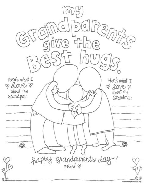 Grandparents Day Poem Printable