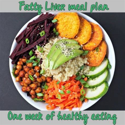 weekly meal plan for fatty liver | Healthy liver, Liver diet recipes, Liver diet