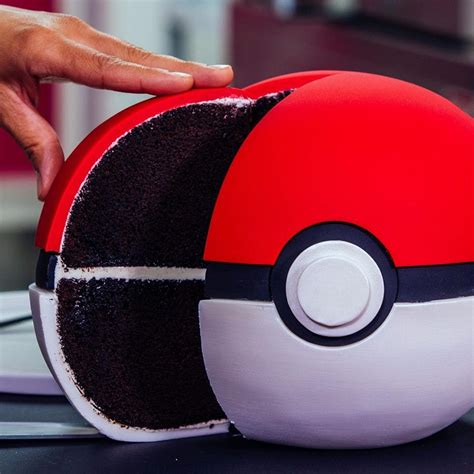 How to Make a Chocolate Pokémon Go Poké Ball Cake With Italian Meringue ...