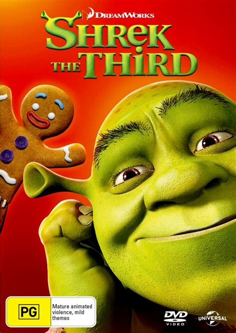 Shrek The Third and Shrek 3 DVDs