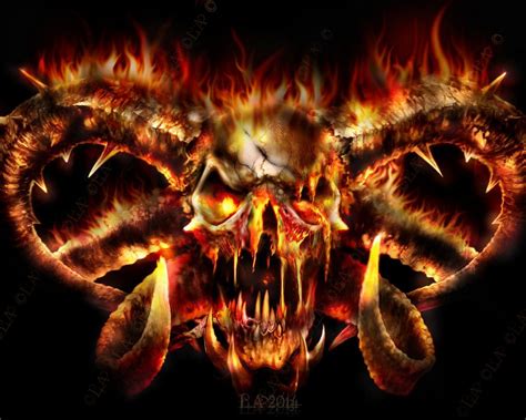 🔥 [300+] Fire Skull Wallpapers | WallpaperSafari