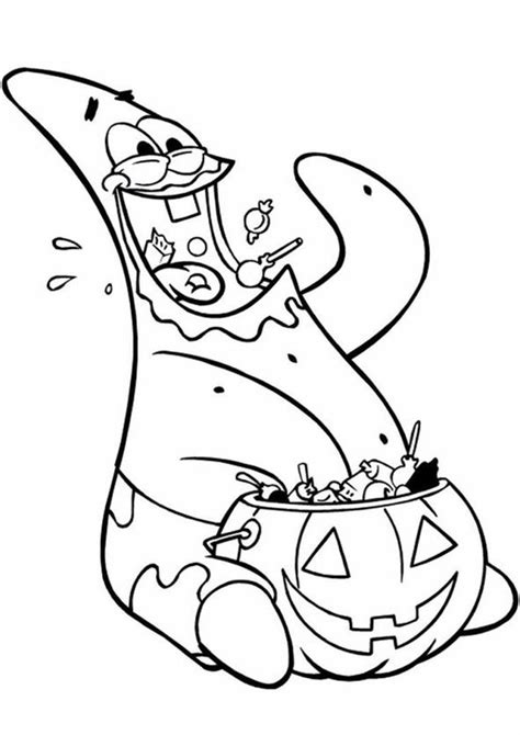 9+ Spongebob Coloring Pages Halloween For You - cosjsma