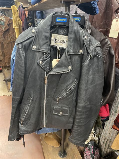 Vintage Leather Jacket • The Rockin' Cowboy