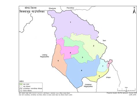 Map of Miklajung Rural Municipality, Morang, Nepal – Nepal Archives