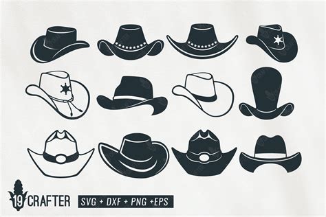 Cowboy Hat Svg Bundle Cowboy Sheriff Hat Svg Cowboy Hat - Etsy Finland