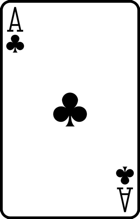 Ace of Clubs clipart. Free download transparent .PNG | Creazilla